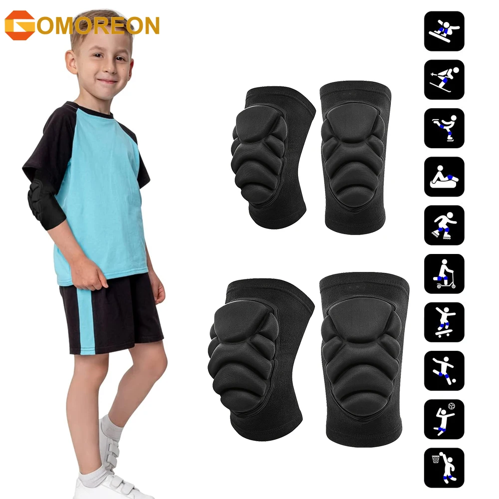 Cycling Gear Kids - Joelheiras e cotoveleiras para crianças, mangas