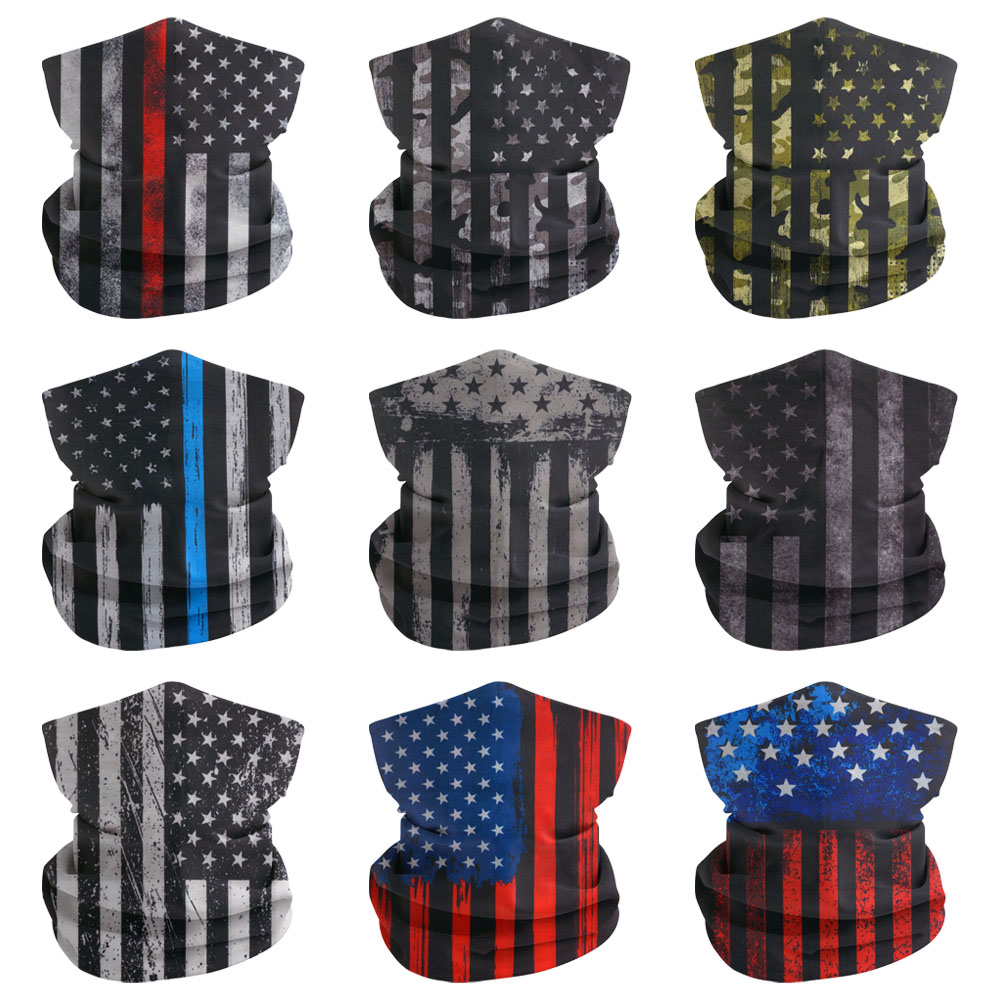 Cycling Gear Women - Bandeira dos eua pescoço gaiter máscara
