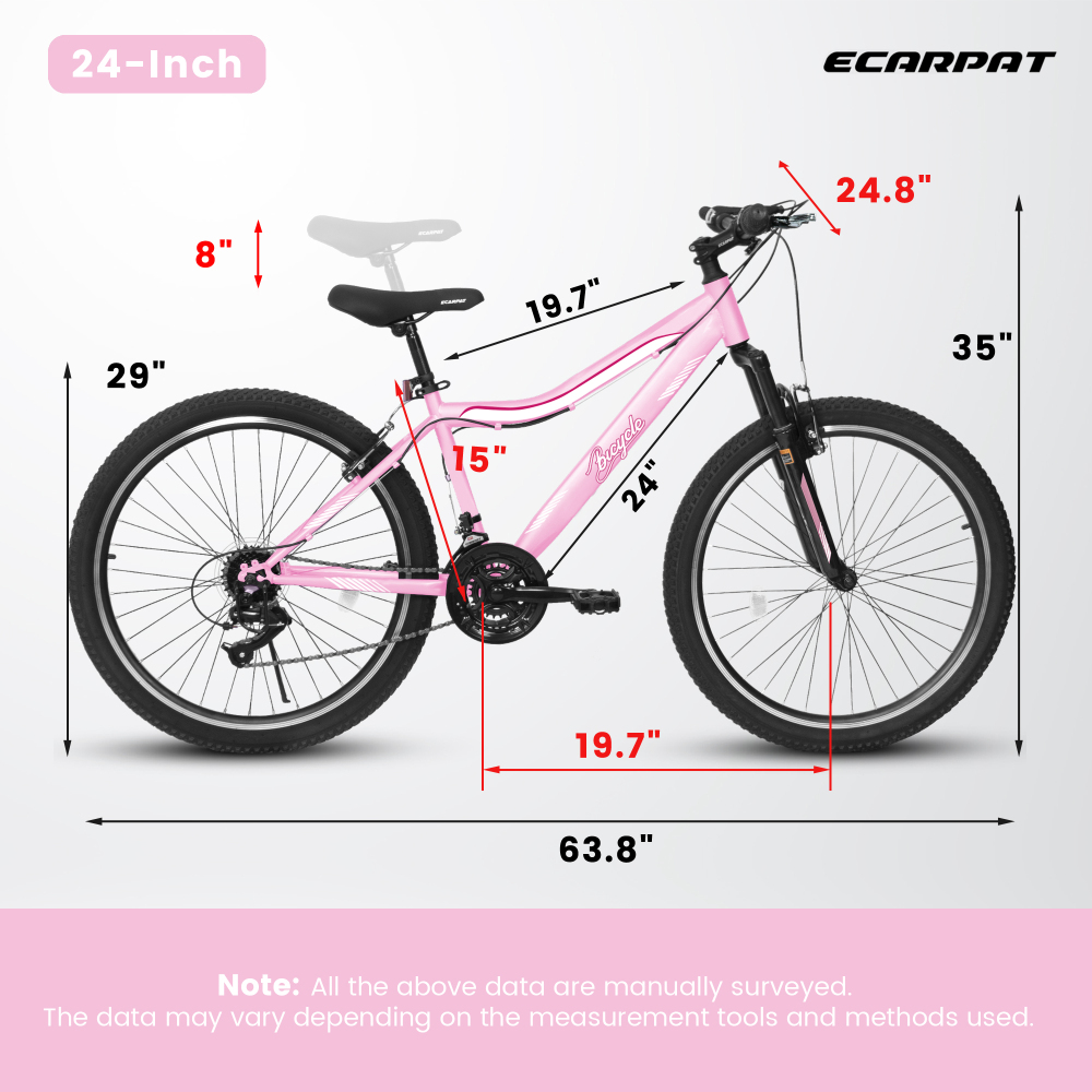 Carbon Bike Frame - Bicicleta de montanha de 24/26 polegadas