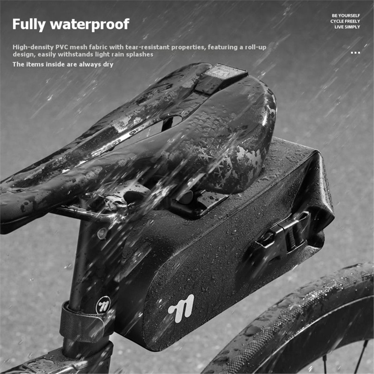 Cycling Gear Manufacturer - Bolsa de Selim de Bicicleta Impermeável