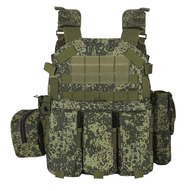 Cycling Gear Vest - Colete Tático Camuflado 6094 Multi-Funcional Ajustável