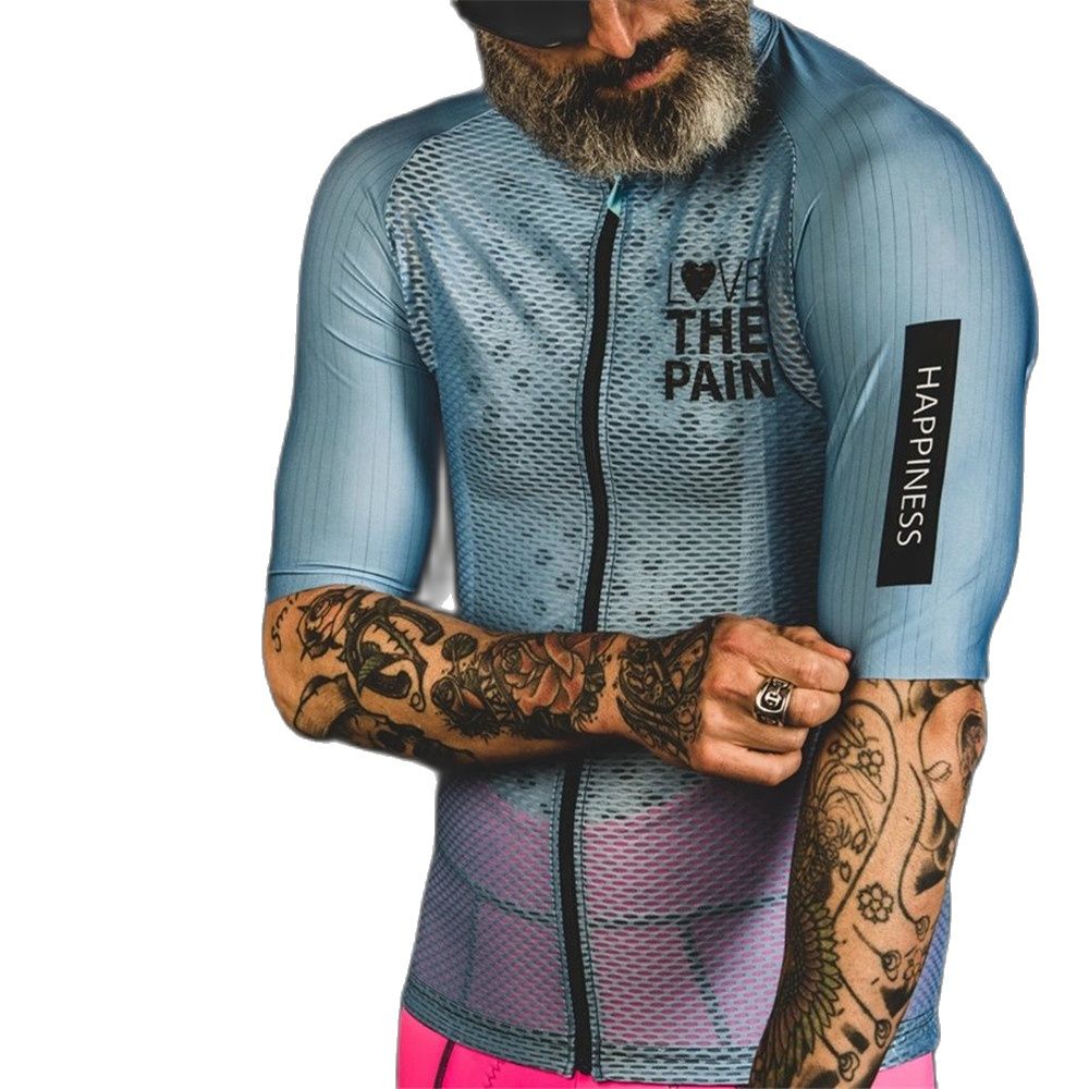 Cycling Gear Vest - Love the pain camisa de ciclismo