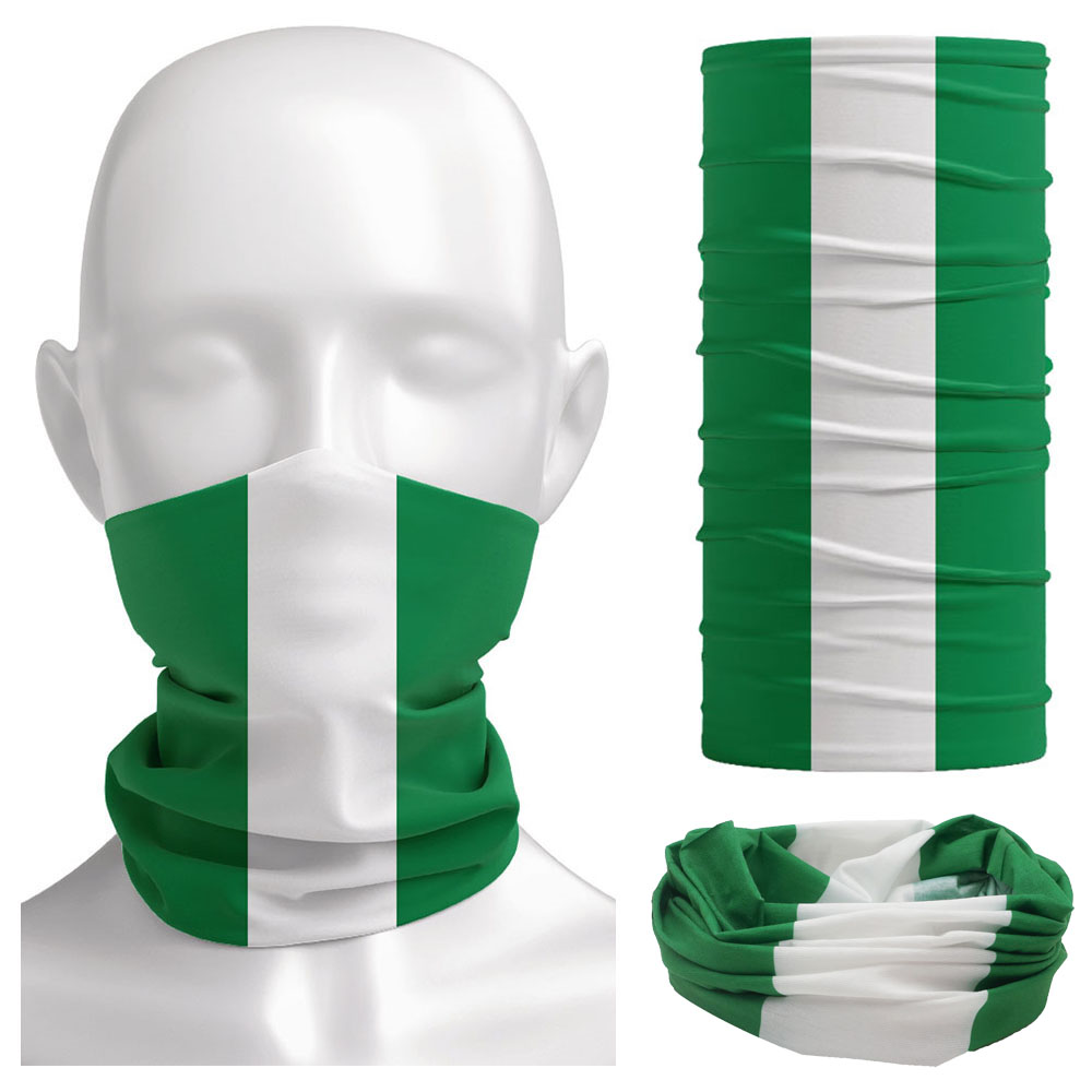 Cycling Gear Women - Bandanna da bandeira da Nigéria feminina