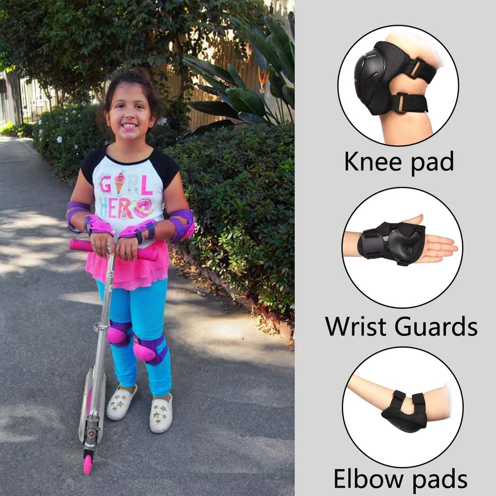 7 pçs/set patinação crianças m - Cycling Gear Kids avaliação e preço
