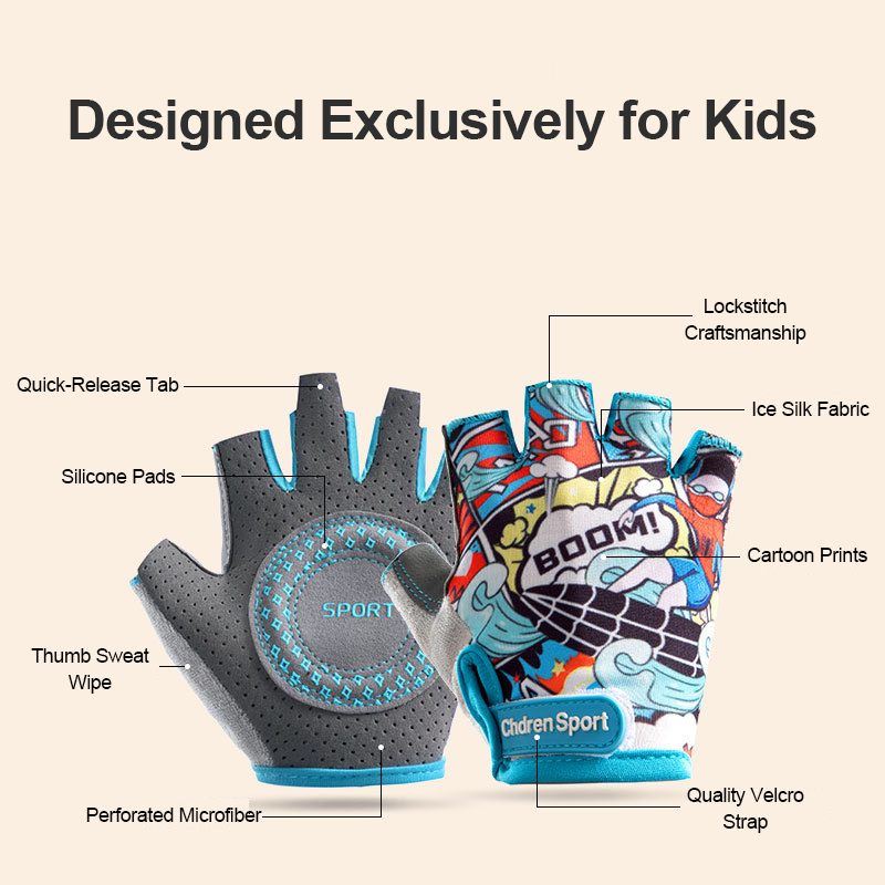 Luvas de Ciclismo Infantis com - Cycling Gear Kids avaliação e preço