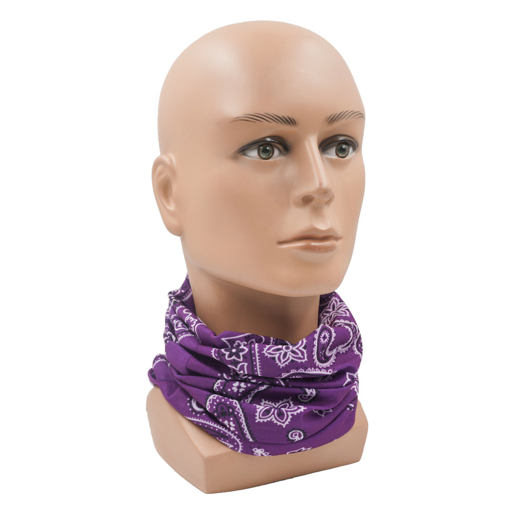 Balaclava roxa feminina, faixa - Cycling Gear Women avaliação e preço